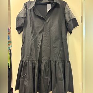 NBW S-DEER black knee length dress